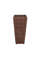 Patio Sense Alto Wicker All-Weather Planter Set with Liners