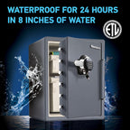 SENTRYSAFE Waterproof Fireproof Alloy Steel Digital Safe 1.23 cu ft