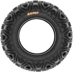 SUNF Power.I ATV UTV All-Terrain Tires Set of 4 25X8-12 25X10-12