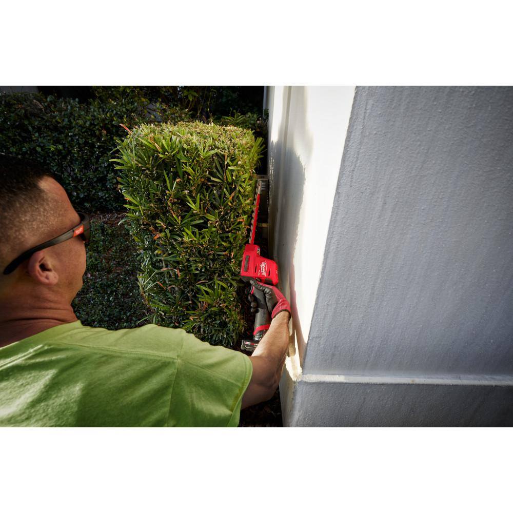12V Lithium-Ion Brushless Electric Cordless Pruning Saw HATCHET w/M12 8 in. Hedge Trimmer Kit