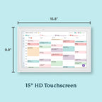 SKYLIGHT 15-Inch Digital Wall Planner & Chore Chart 2025