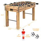 48" Foosball Table, Easy-Assemble Soccer Game Table