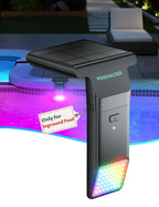 POOLHACKER Solar Pool Lights Only for Steel Wall Above Ground Pool