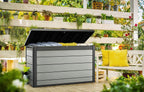 KETER Denali 200 Gallon Resin Deck Box for Outdoor Storage
