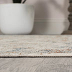 JONATHAN Y Brandy Bohemian Medallion Low-Pile Machine-Washable Cream/Terra Area Rug