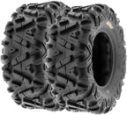 SUNF Power.I ATV UTV All-Terrain Tires Set of 4 25X8-12 25X10-12