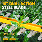 Alloyman 20V MAX Pole Hedge Trimmer with 2 Packs 2.0Ah Batteries & Charger