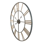 Solange Round Metal Wall Clock