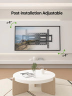 USX Mount Full Motion TV Wall Mount for Most 42-86 inch Flat Screen