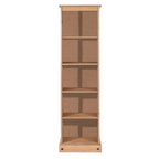 Wood Bookcase Tall Narrow Corona Collection | Furniture Dash