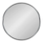 Kate and Laurel Travis Round Wood Accent Wall Mirror