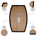 MacLuu Oblong Metal Wall Mirror