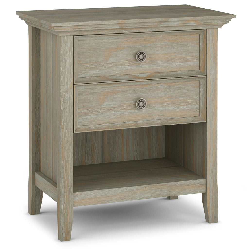 WYNDENHALL Halifax SOLID WOOD 24 inch Wide Bedside Nightstand Table