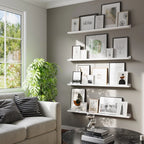 Wallniture Boston 46 Floating Shelves for Wall, Picture Ledge (Set of 4)