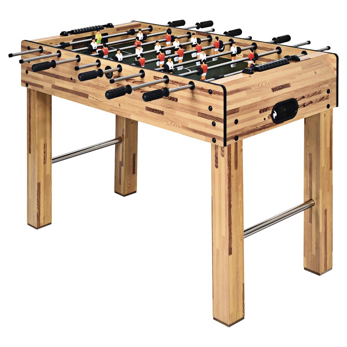 48" Foosball Table, Easy-Assemble Soccer Game Table