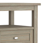 WYNDENHALL Norfolk SOLID WOOD 20 inch Wide Rectangle Transitional End Side Table - 20 inch Wide