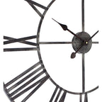 Solange Round Metal Wall Clock