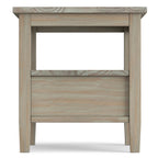 WYNDENHALL Norfolk SOLID WOOD 20 inch Wide Rectangle Transitional End Side Table - 20 inch Wide