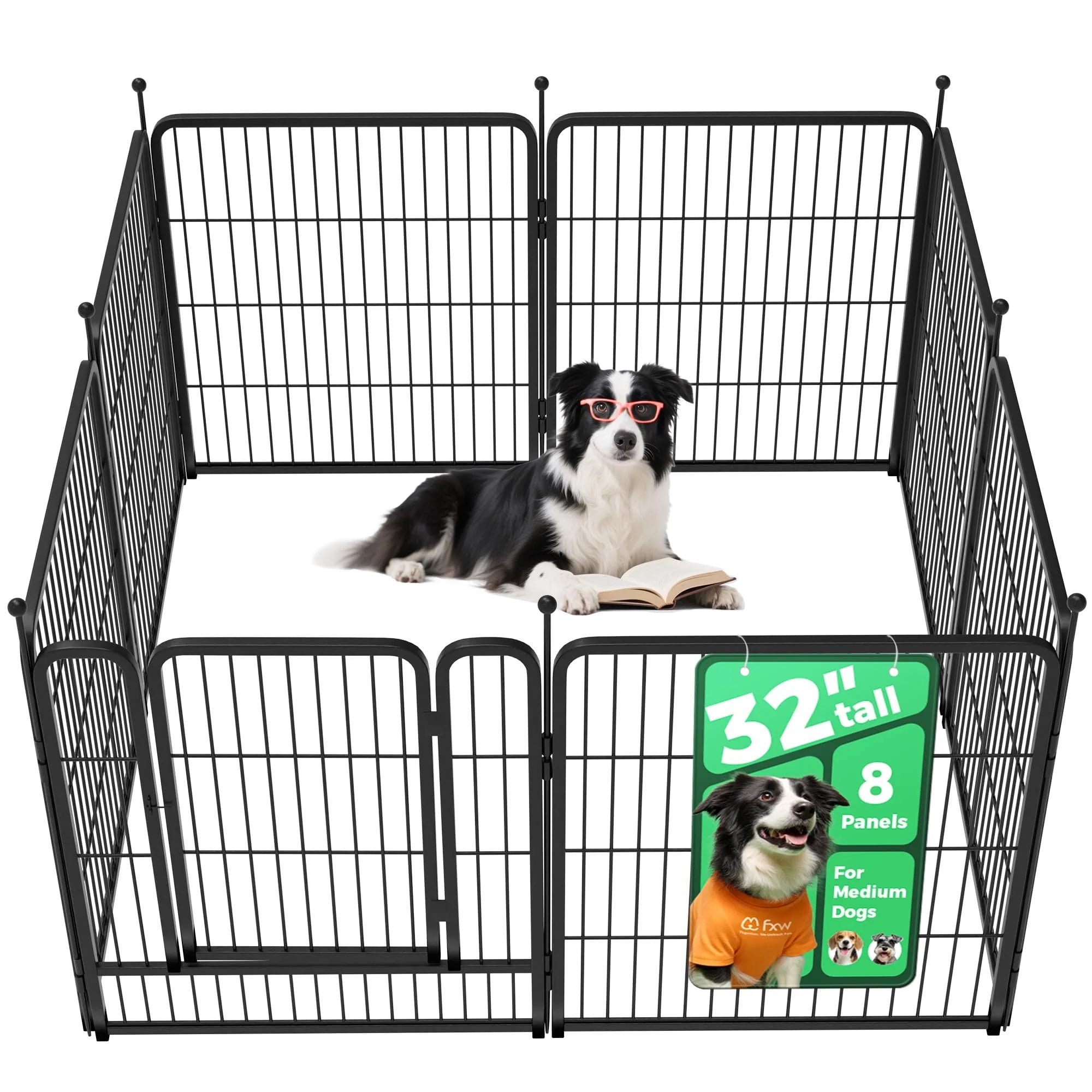 FXW Rollick Unleashed Dog Playpen - 32" for Small Dogs