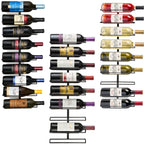 Sorbus Wall Mount Wine Rack - 27 Level Wine Rack Wall Mounted for Wine Bottles