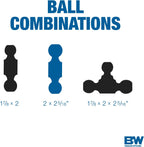 B&W TRAILER HITCHES Tow & Stow Adjustable Trailer Hitch Ball Mount