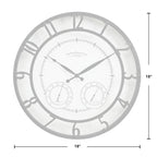 FirsTime & Co. Park Outdoor Wall Clock, American Crafted, Oil Rubbed Bronze, Plastic, 18 x 2 x 18 in