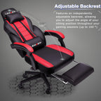 LEMBERI Video Game Chair with Footrest - Big & Tall 400Lb Capacity
