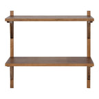 Kate and Laurel Meridien Mid-Century Wall Shelves - 24x8x24