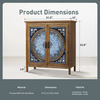Vintage Storage Accent Cabinets for Bedroom Living Room Small Sideboard Buffet Entryway Cabinet