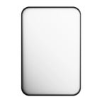 TOOLKISS Aluminum Alloy Round Corner Frame Vanity Mirror