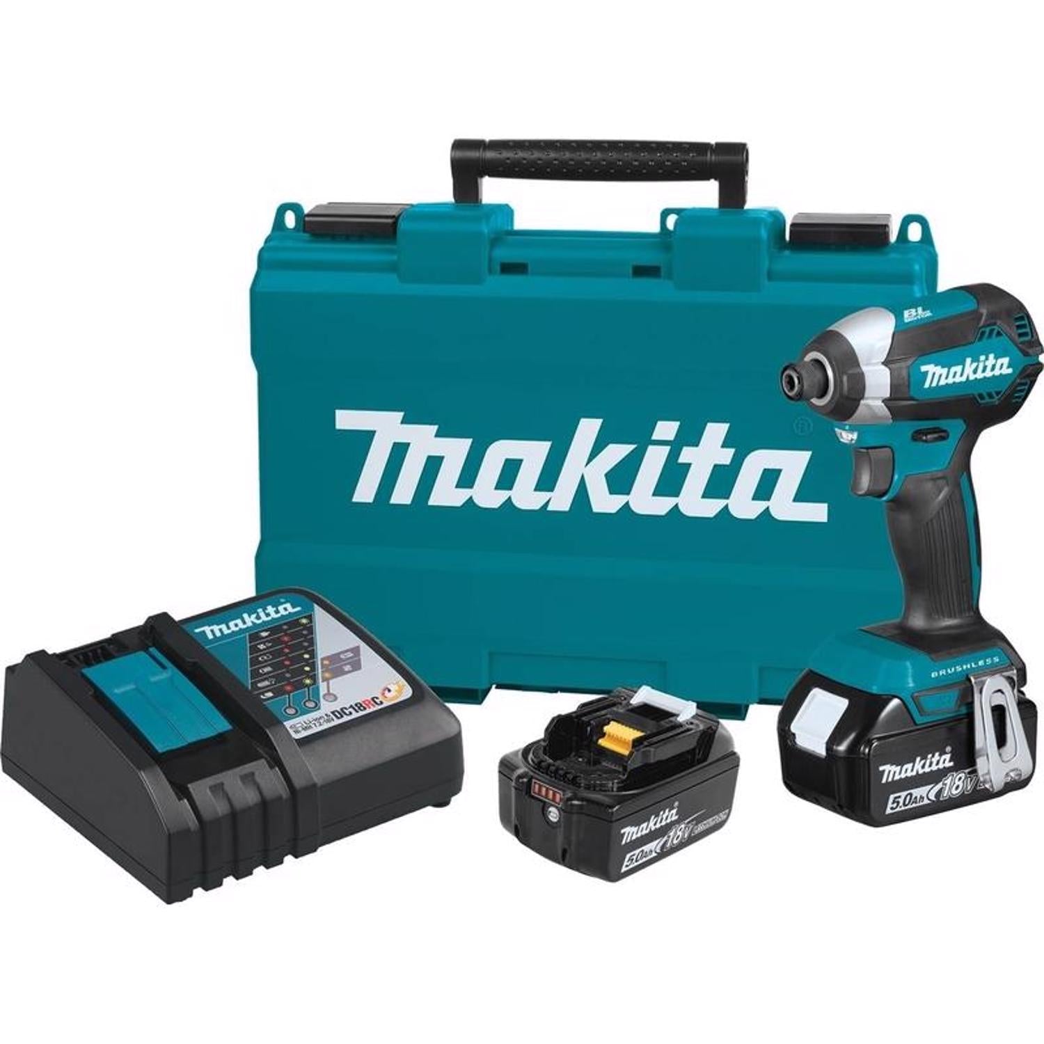 18V LXT 1/4 in. Cordless Brushless Impact Driver Kit (Battery Charger)