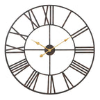 Solange Round Metal Wall Clock