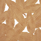 Madison Park Rosalie Textured Feather 3-piece Metal Disc Wall Decor Set