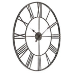 Solange Round Metal Wall Clock