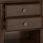 WYNDENHALL Halifax SOLID WOOD 24 inch Wide Bedside Nightstand Table