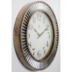 Ruche Rustic Industrial 16-inch Wall Clock by Infinity Instruments - 16 x 2 x 16