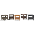 WYNDENHALL Norfolk SOLID WOOD 20 inch Wide Rectangle Transitional End Side Table - 20 inch Wide