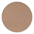 Kate and Laurel Travis Round Wood Accent Wall Mirror