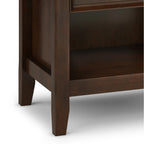 WYNDENHALL Halifax SOLID WOOD 24 inch Wide Bedside Nightstand Table