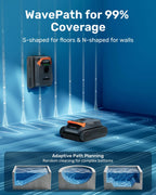 GOSVOR LiteVac G1 Pool Vacuum - Wall, Waterline & Smart Navigation