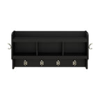 Woodland 40W Wall Mounted Coat Rack with Shelf by Bush Furniture