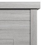 52 Shiplap Wall Mantel with 3D Fireplace Insert