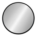 Kate and Laurel Travis Round Wood Accent Wall Mirror