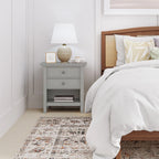 WYNDENHALL Halifax SOLID WOOD 24 inch Wide Bedside Nightstand Table