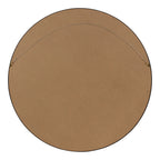 Kate and Laurel Travis Round Wood Accent Wall Mirror