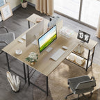 Small L Shaped Desk with Storage Shelves Corner Computer Desk