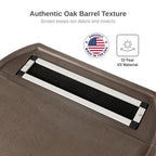 RTS Home Accents 50-Gallon Rain Barrel with Brass Spigot