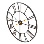 Solange Round Metal Wall Clock