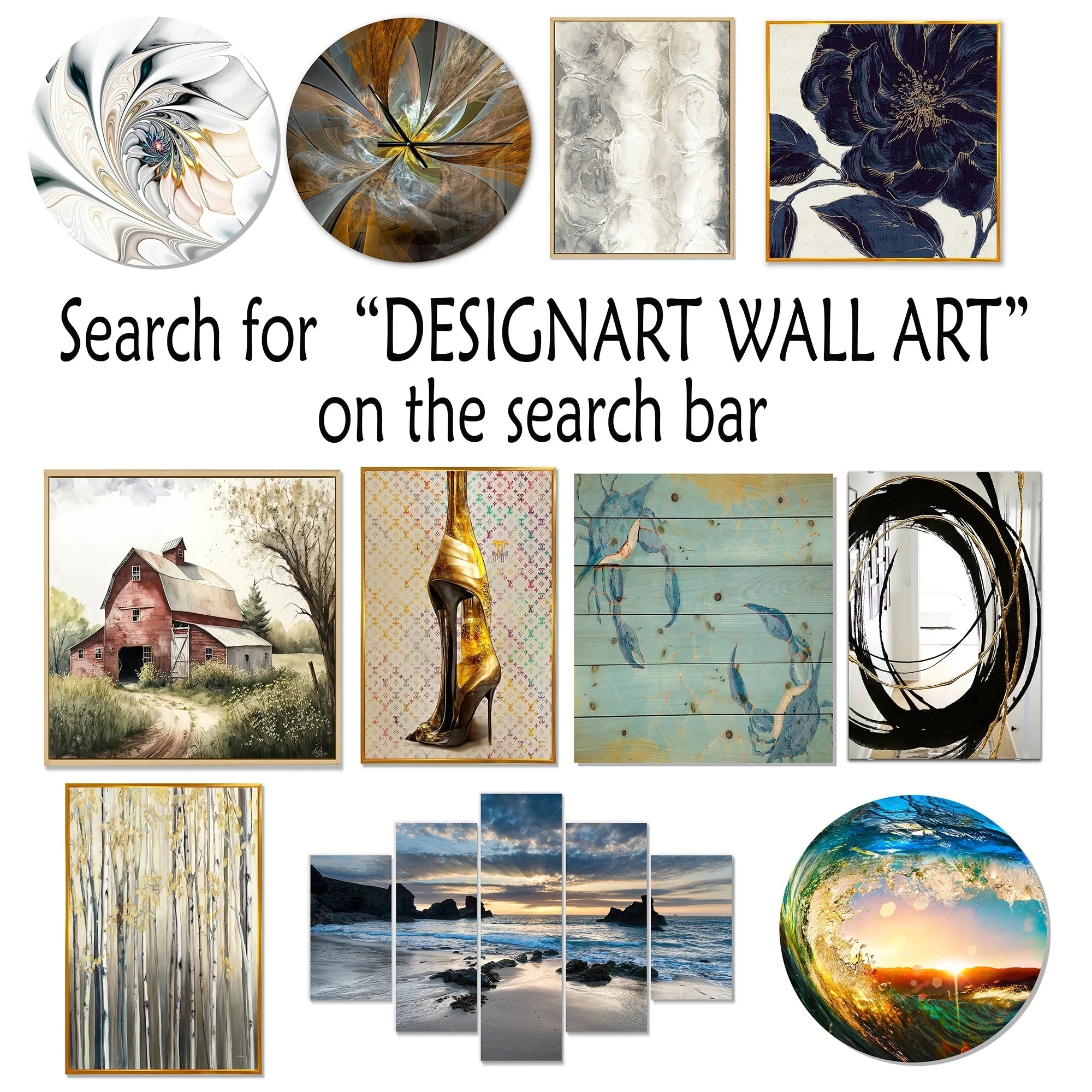 Designart Liquid Ink Spiralscape I Abstract Spirals Metal Wall Art Living Room