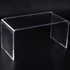 HomCom 32 Long Rectangle All Acrylic 20mm Thick Waterfall Coffee Table, Clear